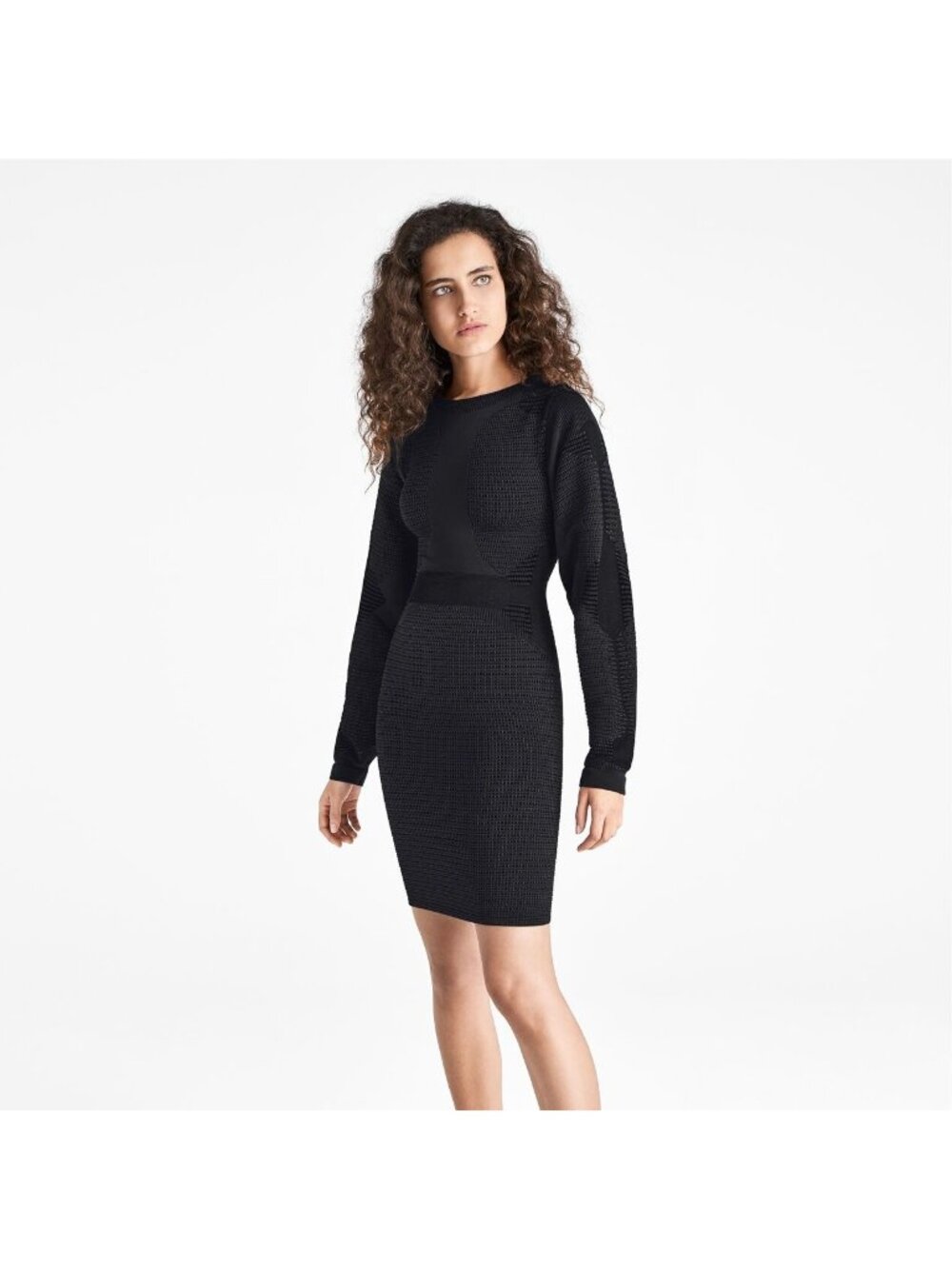 🆕 WOLFORD Trinity Knit Long Sleeve Dress Black Small